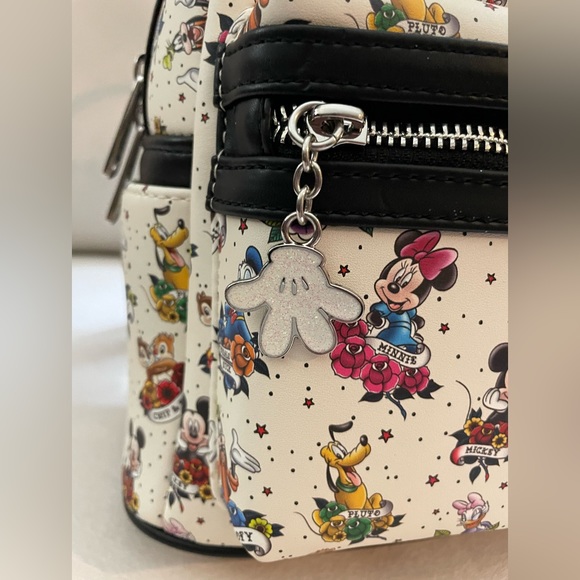 NWT Disney Loungefly Limited Edition Sensational 6 Tatoo Mini Backpack - Picture 6 of 15